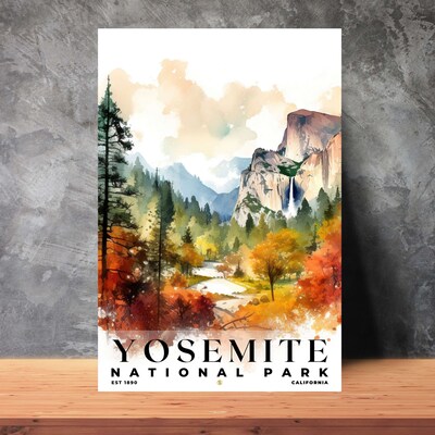 Yosemite National Park Poster, Travel Art, Office Poster, Home Decor | S4 - image2